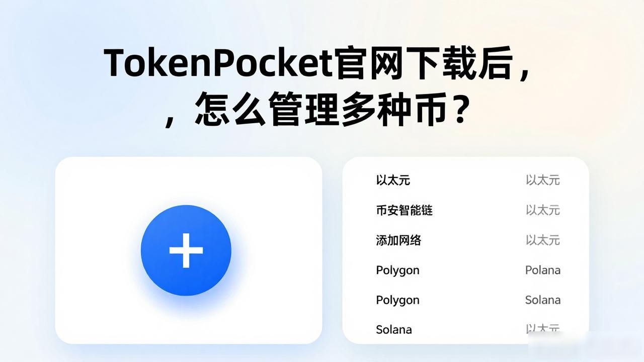 TokenPocket钱包多币种管理_TokenPocket钱包使用指南_如何使用tokenpocket钱包官网下载的地址进行多币种管理?