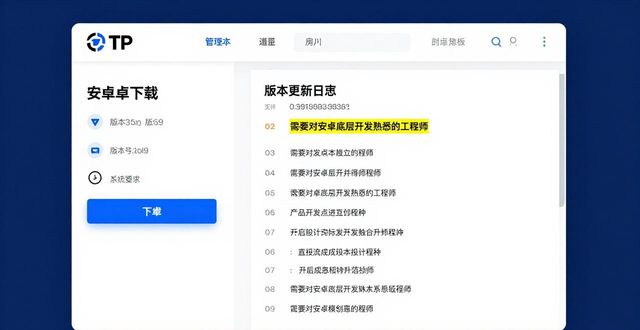安卓岗位要求_如何在TP官方安卓最新版本下载中关注岗位职责？_android职位描述