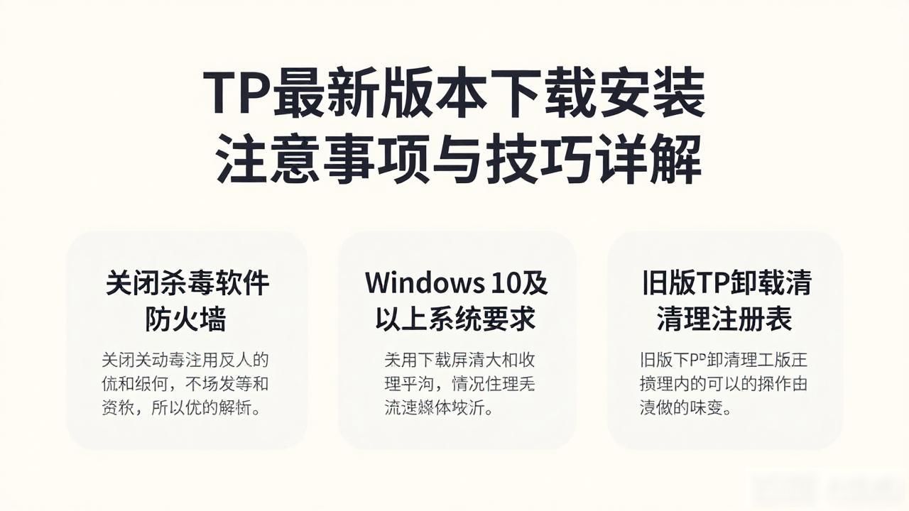 TP最新版本下载_TP官网安装教程_TP最新版本下载的安装注意事项与技巧