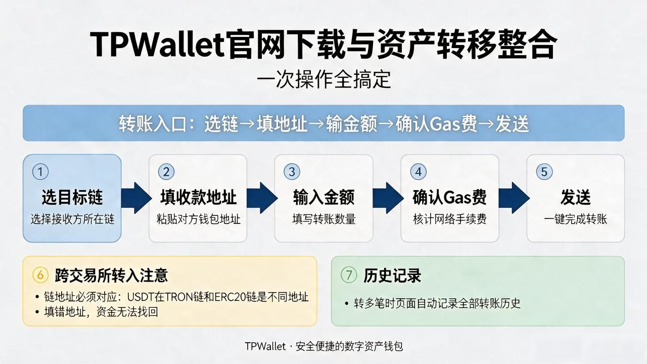 TPWallet官网下载与资产转移的整合_TPWallet导入助记词后直接转账方法_TPWallet官网下载与资产转移整合教程