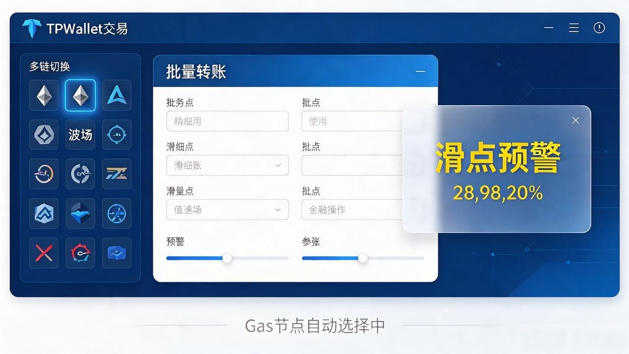 TPWallet批量转账节省Gas费技巧_如何通过TPWallet的技术功能实现高效交易？_TPWallet多链一键切换功能体验