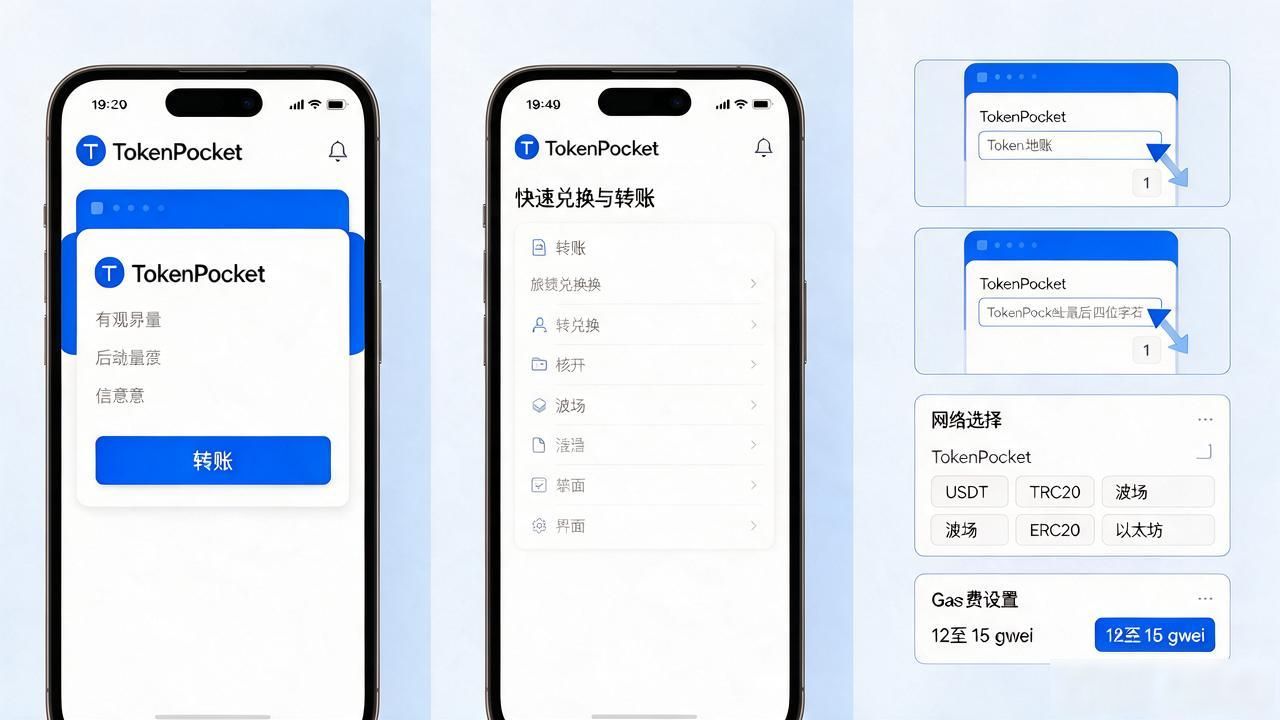 如何避免选错网络资产丢失_TokenPocket兑换转账教程_如何在TokenPocket钱包中进行快速兑换与转账?