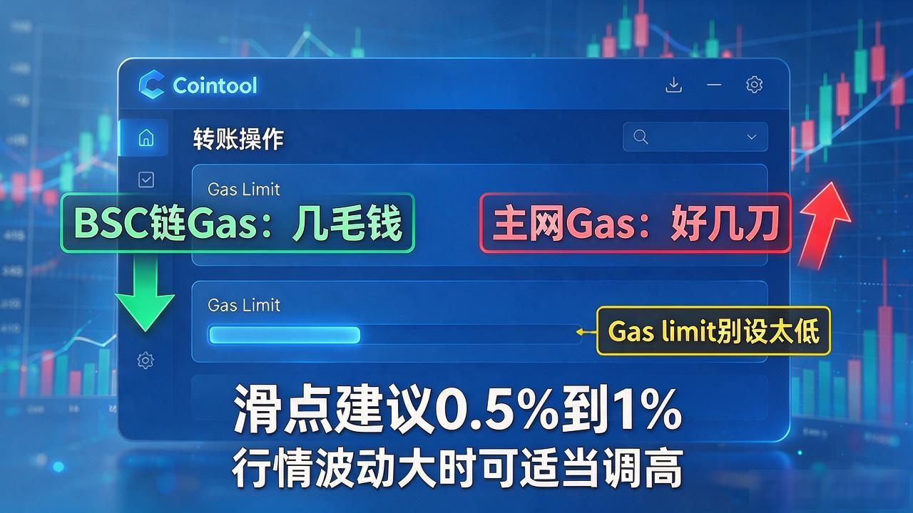 tp钱包cointool_TP钱包Cointool操作Gas费滑点设置_TP钱包添加Cointool自定义代币方法