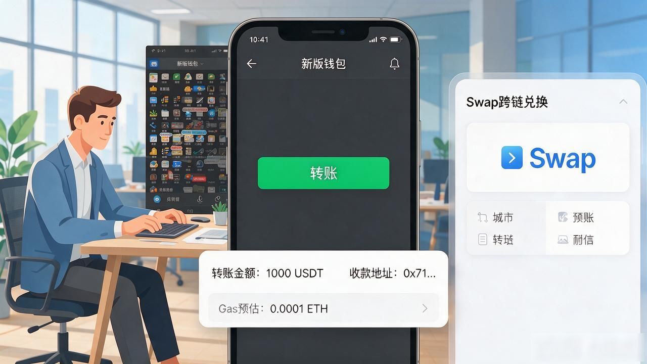 TP钱包新版交互优化与不足_TP钱包最新版更新体验_TP钱包最新版本的移动端使用体验