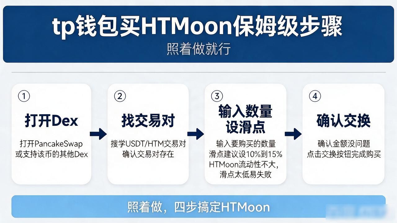 PancakeSwap购买HTMoon滑点设置_TP钱包如何添加HTMoon代币_tp钱包如何买htmoon