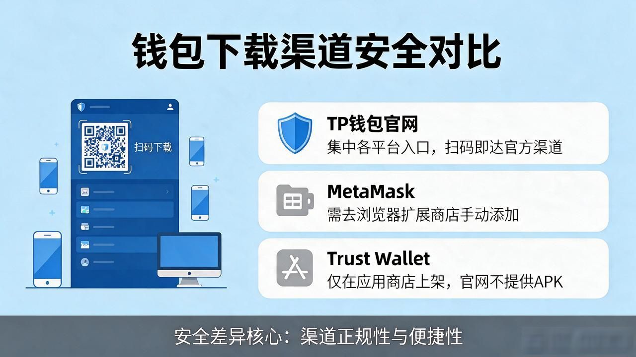 TP钱包官网与其他数字钱包的下载对比_主流数字钱包下载渠道安全性分析_TP钱包官网下载入口对比MetaMask