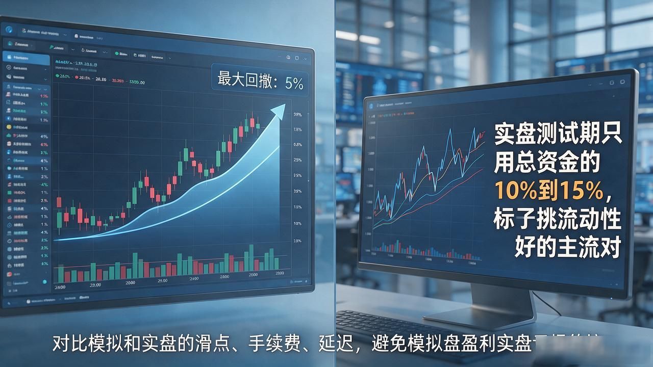 模拟盘交易策略_实盘交易准备_TP交易所app下载的交易模拟与实盘测试