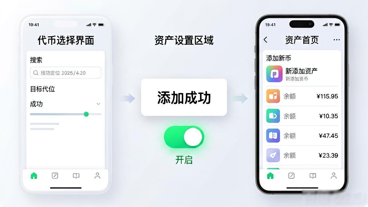 钱包添加bsc_钱包添加桌面_如何在TP钱包APP中快速添加新资产？