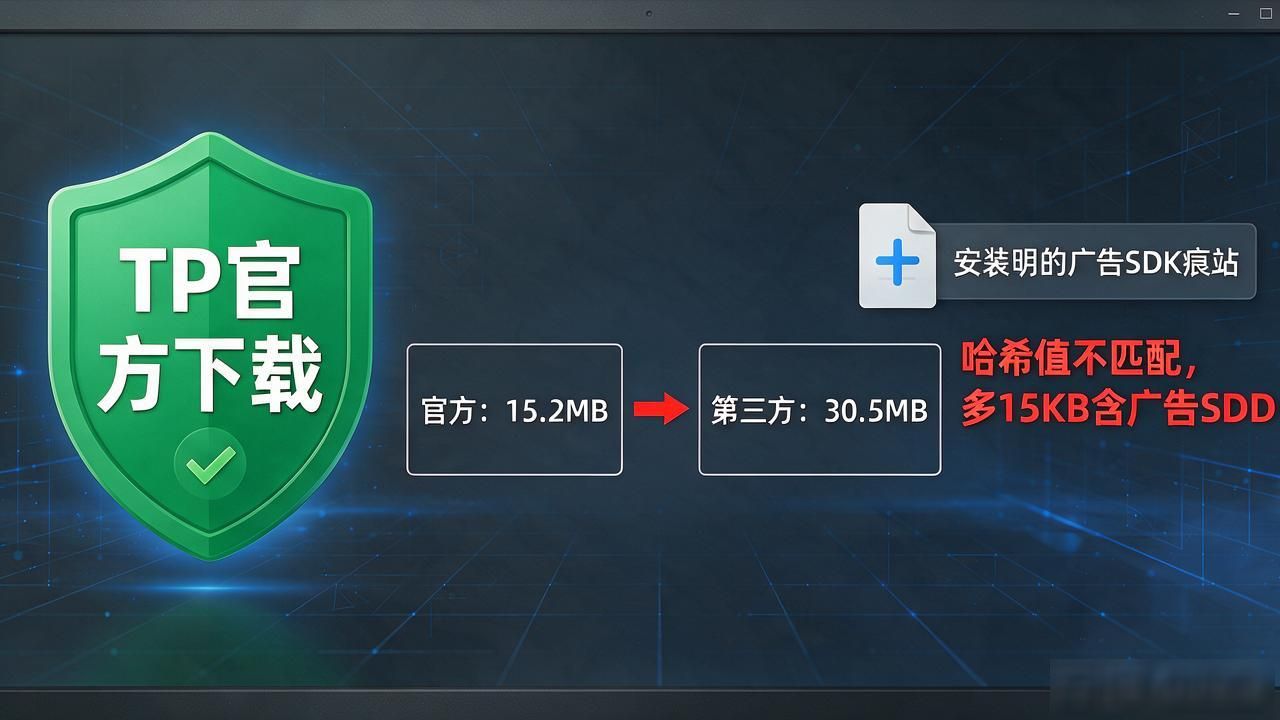 第三方TP下载风险_官方TP下载_对比评测:TP正版官方下载和第三方下载站