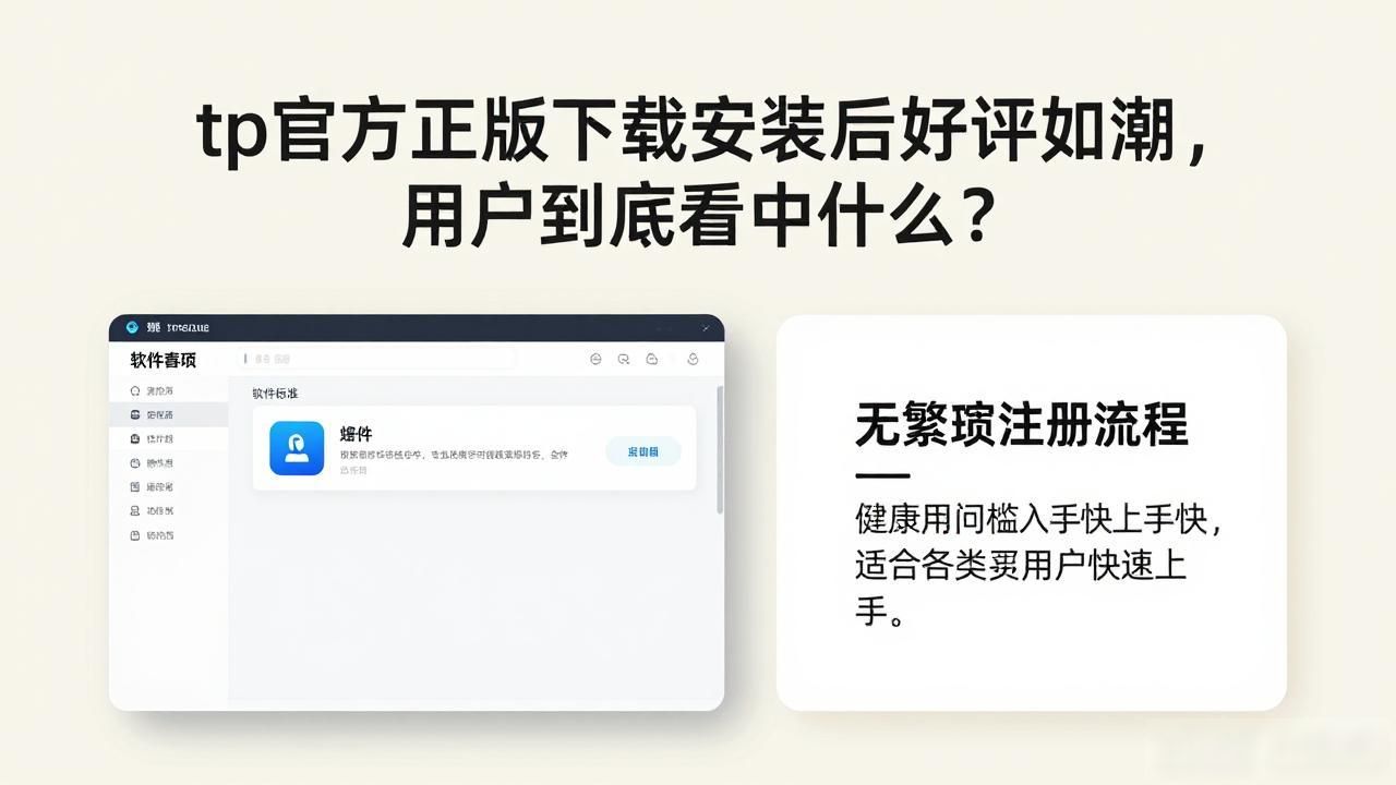 用户分析:tp官方正版下载安装后为何赢得了用户好评?_tp官方安装包流畅省心体验_tp官方正版安装包干净无捆绑